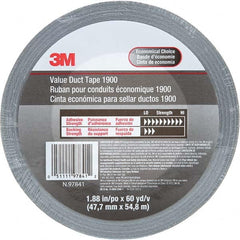 3M - 60 Yd x 1.88" x 5.8 mil Silver Polyethylene Cloth Duct Tape - Exact Tool & Supply