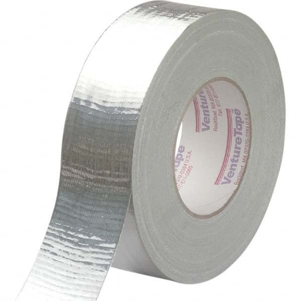 3M - 55m x 72mm x 11 mil Silver Polyethylene Cloth Duct Tape - Exact Tool & Supply