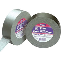 3M - 55m x 48mm x 12 mil Black Polyethylene Cloth Duct Tape - Exact Tool & Supply