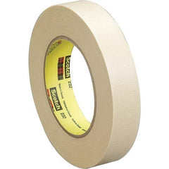 3M - 3/4" Wide x 60 Yd Long x 6.3 mil Tan Crepe Paper Masking Tape - Exact Tool & Supply