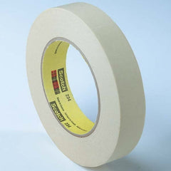 3M - 48mm Wide x 55 m x 5.9 mil Tan Crepe Paper Masking Tape - Exact Tool & Supply