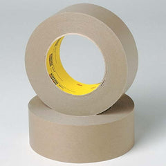 3M - 144mm Wide x 55 m x 6.5 mil Medium Brown Crepe Paper Masking Tape - Exact Tool & Supply