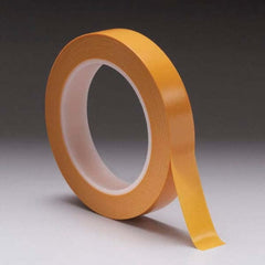 3M - 1" Wide x 36 Yd Long x 5.3 mil Orange Vinyl Masking Tape - Exact Tool & Supply