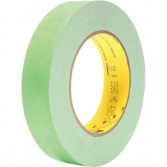 3M - 1" Wide x 60 Yd Long x 6.7 mil Light Green Paper Masking Tape - Exact Tool & Supply