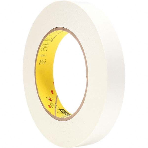 3M - 3/4" Wide x 60 Yd Long x 6.7 mil White Paper Masking Tape - Exact Tool & Supply
