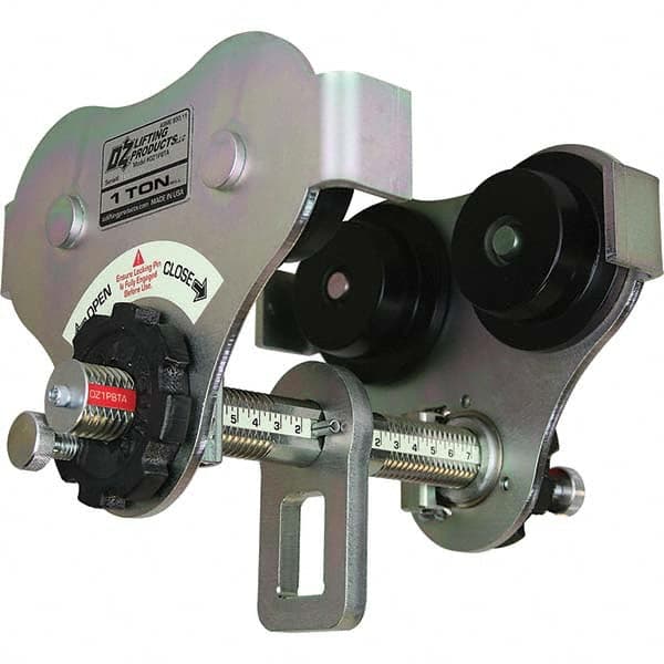 OZ Lifting Products - Trolleys Type: Quick Install Manual Trolley Load Capacity (Lb.): 2,000.000 - Exact Tool & Supply