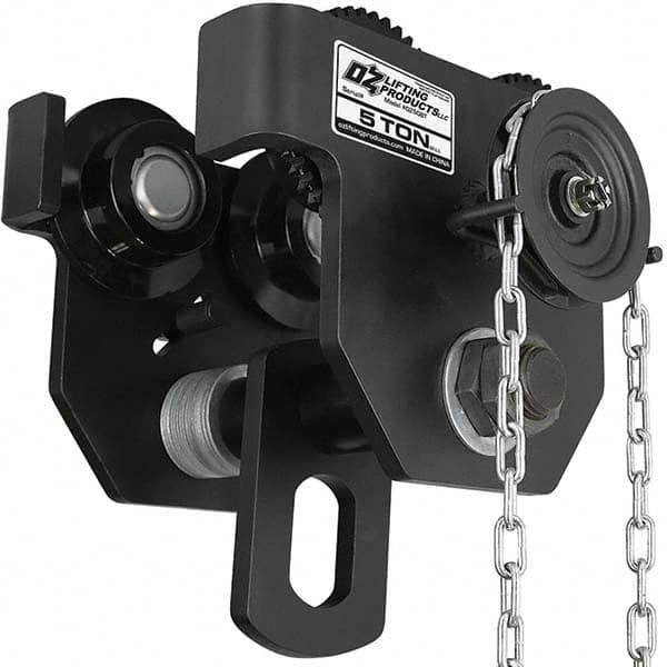 OZ Lifting Products - Trolleys Type: Geared Beam Trolley Load Capacity (Lb.): 10,000.000 - Exact Tool & Supply