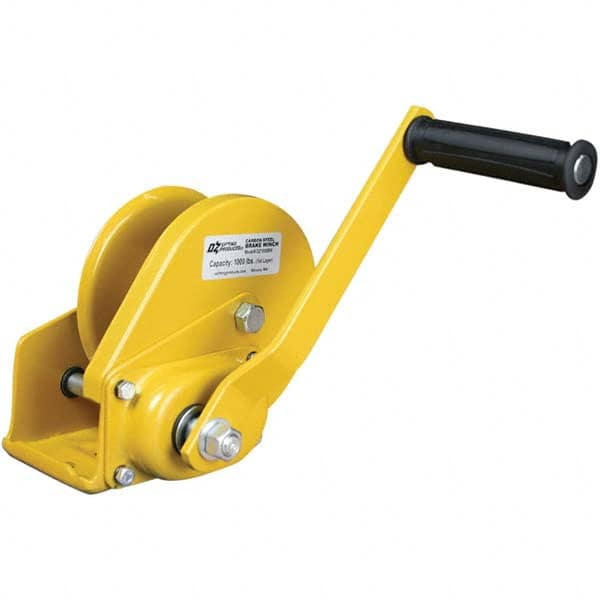 OZ Lifting Products - Winches Type: Brake Winch Line Pull Capacity (Lb.): 1,000 - Exact Tool & Supply