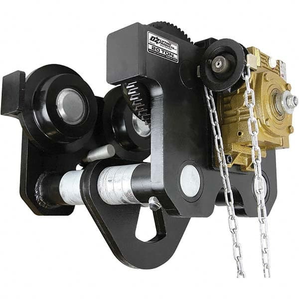 OZ Lifting Products - Trolleys Type: Geared Beam Trolley Load Capacity (Lb.): 40,000.000 - Exact Tool & Supply