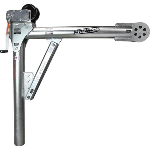 OZ Lifting Products - Davit Cranes Davit Crane Type: Spur Gear Capacity (Lb.): 2,500 - Exact Tool & Supply