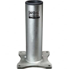 OZ Lifting Products - Davit Crane Bases Base Type: Pedestal Base Finish/Coating: Zinc Plated - Exact Tool & Supply
