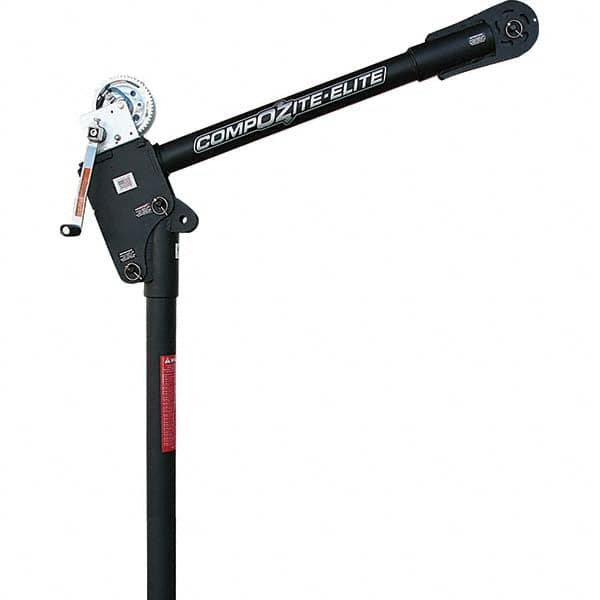 OZ Lifting Products - Davit Cranes Davit Crane Type: Spur Gear Capacity (Lb.): 1,200 - Exact Tool & Supply