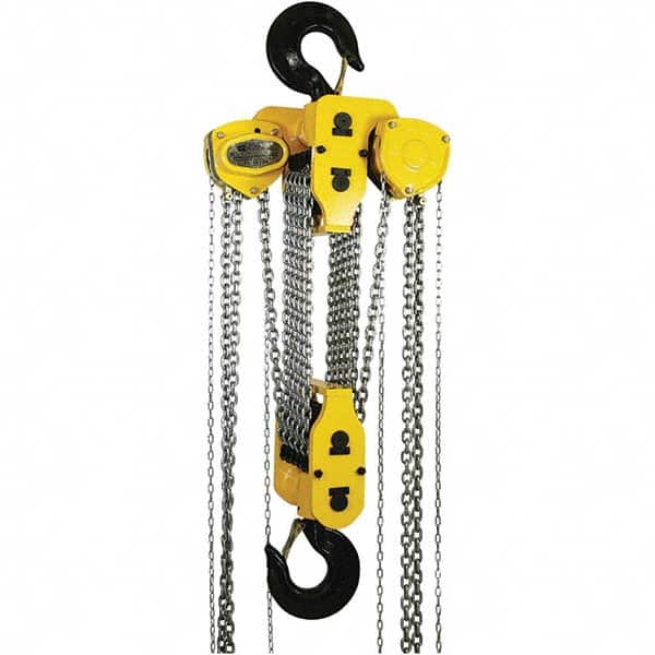 OZ Lifting Products - 6,000 Lb Capacity, 5' Lift Height, Chain Lever Hoist with Overload Protection - Exact Tool & Supply