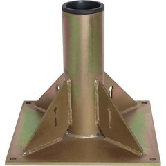 OZ Lifting Products - Davit Crane Bases Base Type: Pedestal Base Finish/Coating: Zinc Plated - Exact Tool & Supply
