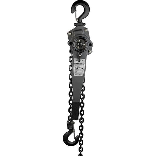 OZ Lifting Products - 3,000 Lb Capacity, 10' Lift Height, Chain Manual Lever Hoist - Exact Tool & Supply
