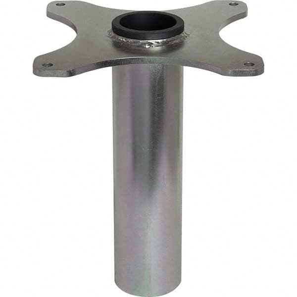 OZ Lifting Products - Davit Crane Bases Base Type: Socket Base Finish/Coating: Zinc Plated - Exact Tool & Supply