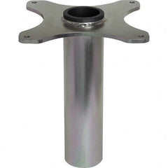 OZ Lifting Products - Davit Crane Bases Base Type: Socket Base Finish/Coating: Zinc Plated - Exact Tool & Supply