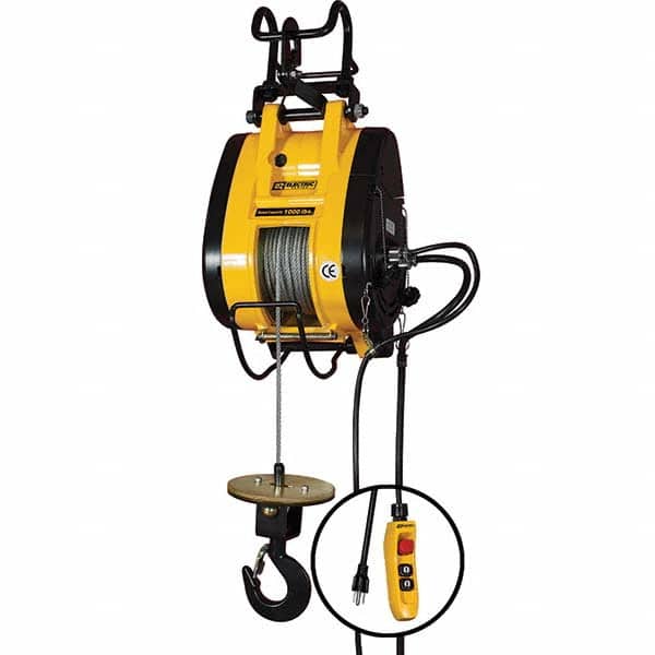 OZ Lifting Products - Electric Hoists Type: Wire Rope Hoist Load Capacity (Ton): 0.5 - Exact Tool & Supply