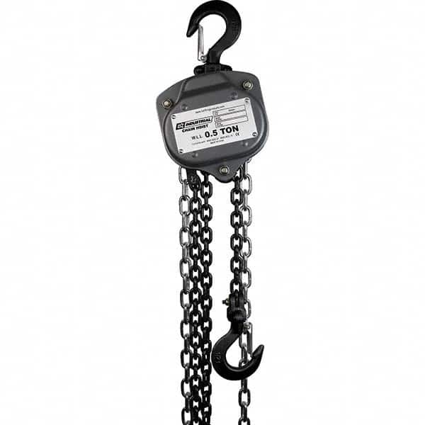 OZ Lifting Products - 1,000 Lb Capacity, 30' Lift Height, Chain Manual Hoist - Exact Tool & Supply