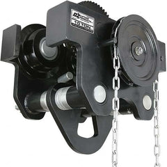 OZ Lifting Products - Trolleys Type: Geared Beam Trolley Load Capacity (Lb.): 20,000.000 - Exact Tool & Supply