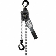 OZ Lifting Products - 1,500 Lb Capacity, 10' Lift Height, Chain Manual Lever Hoist - Exact Tool & Supply