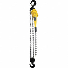 OZ Lifting Products - 12,000 Lb Capacity, 5' Lift Height, Chain Lever Hoist with Overload Protection - Exact Tool & Supply