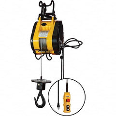 OZ Lifting Products - Electric Hoists Type: Wire Rope Hoist Load Capacity (Ton): 0.25 - Exact Tool & Supply