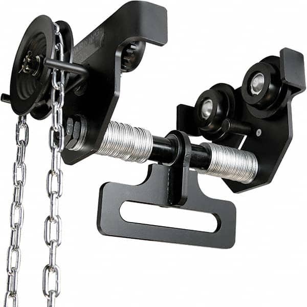 OZ Lifting Products - Trolleys Type: Geared Beam Trolley Load Capacity (Lb.): 1,000.000 - Exact Tool & Supply
