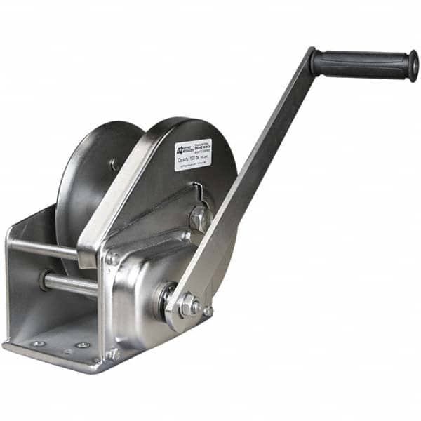 OZ Lifting Products - Winches Type: Brake Winch Line Pull Capacity (Lb.): 1,500 - Exact Tool & Supply