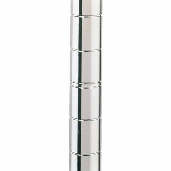 Metro - 1" Wide x 7" High x 1" Long Open Shelving Stationary Shelving Post - Exact Tool & Supply