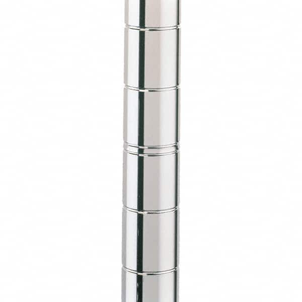 Metro - 1" Wide x 86" High x 1" Long Open Shelving Mobile Shelving Post - Exact Tool & Supply
