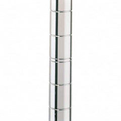 Metro - 1" Wide x 54" High x 1" Long Open Shelving Mobile Shelving Post - Exact Tool & Supply