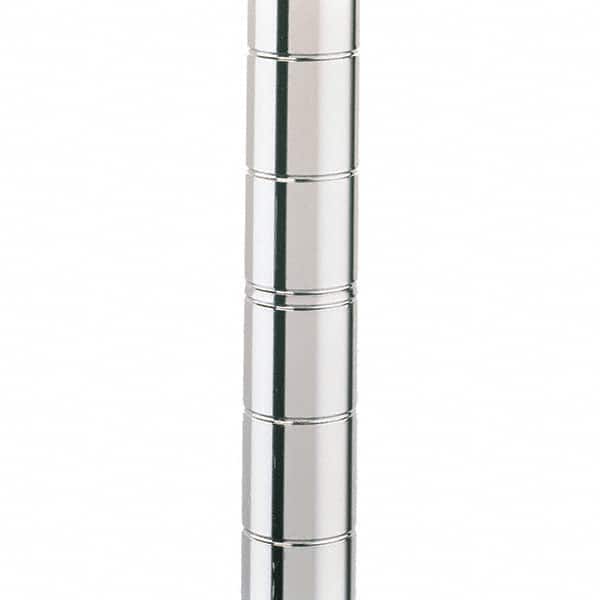 Metro - 1" Wide x 33" High x 1" Long Open Shelving Stationary Shelving Post - Exact Tool & Supply