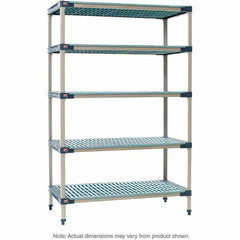 Metro - Plastic Shelving Type: Structural Plastic Open Shelving Shelf Capacity (Lb.): 2,000 - Exact Tool & Supply