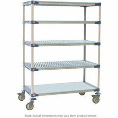 Metro - Plastic Shelving Type: Structural Plastic Open Shelving Shelf Capacity (Lb.): 750 - Exact Tool & Supply