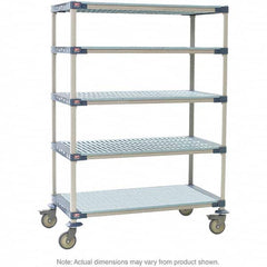 Metro - Plastic Shelving Type: Structural Plastic Open Shelving Shelf Capacity (Lb.): 750 - Exact Tool & Supply