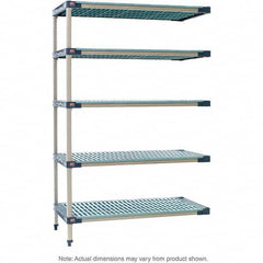 Metro - Plastic Shelving Type: Structural Plastic Open Shelving Shelf Capacity (Lb.): 2,000 - Exact Tool & Supply