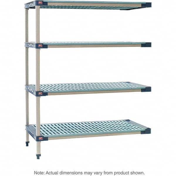 Metro - Plastic Shelving Type: Structural Plastic Open Shelving Shelf Capacity (Lb.): 2,000 - Exact Tool & Supply