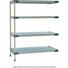 Metro - Plastic Shelving Type: Structural Plastic Open Shelving Shelf Capacity (Lb.): 2,000 - Exact Tool & Supply