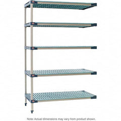 Metro - Plastic Shelving Type: Structural Plastic Open Shelving Shelf Capacity (Lb.): 2,000 - Exact Tool & Supply