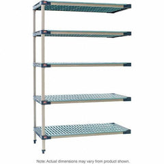 Metro - Plastic Shelving Type: Structural Plastic Open Shelving Shelf Capacity (Lb.): 2,000 - Exact Tool & Supply