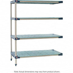 Metro - Plastic Shelving Type: Structural Plastic Open Shelving Shelf Capacity (Lb.): 2,000 - Exact Tool & Supply