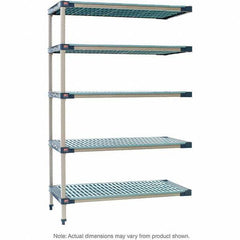 Metro - Plastic Shelving Type: Structural Plastic Open Shelving Shelf Capacity (Lb.): 2,000 - Exact Tool & Supply