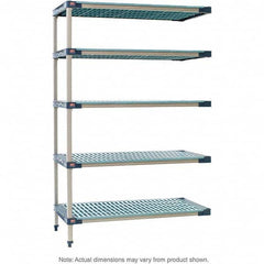 Metro - Plastic Shelving Type: Structural Plastic Open Shelving Shelf Capacity (Lb.): 2,000 - Exact Tool & Supply