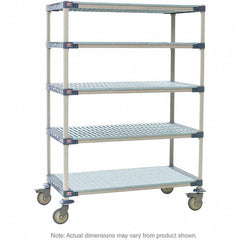 Metro - Plastic Shelving Type: Structural Plastic Open Shelving Shelf Capacity (Lb.): 750 - Exact Tool & Supply