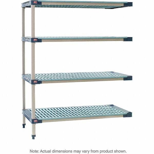 Metro - Plastic Shelving Type: Structural Plastic Open Shelving Shelf Capacity (Lb.): 2,000 - Exact Tool & Supply