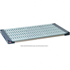 Metro - 48" Wide x 24" Long Open Shelving Shelf w/Grid Mat - Exact Tool & Supply