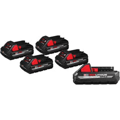 Milwaukee Tool - 18 Volt Lithium-Ion Power Tool Battery - Exact Tool & Supply