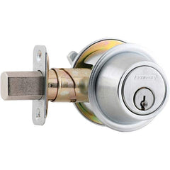 Schlage - Deadbolts Type: One-Way Deadbolt Door Thickness Range: 1-5/8-1-7/8 - Exact Tool & Supply
