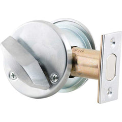 Schlage - Deadbolts Type: Single Cylinder Door Thickness Range: 1-5/8-2 - Exact Tool & Supply